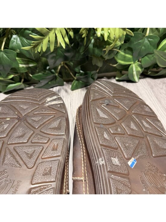 Skechers Vintage 90s Jammers Sandals Mens Size 10 Leather Shoes Chunky READ